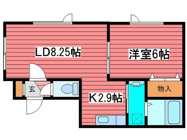 ルミエール月寒の物件間取画像